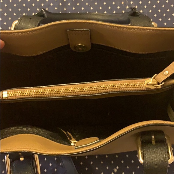 Tan and Black Kate Spade Handbag - Picture 3 of 8